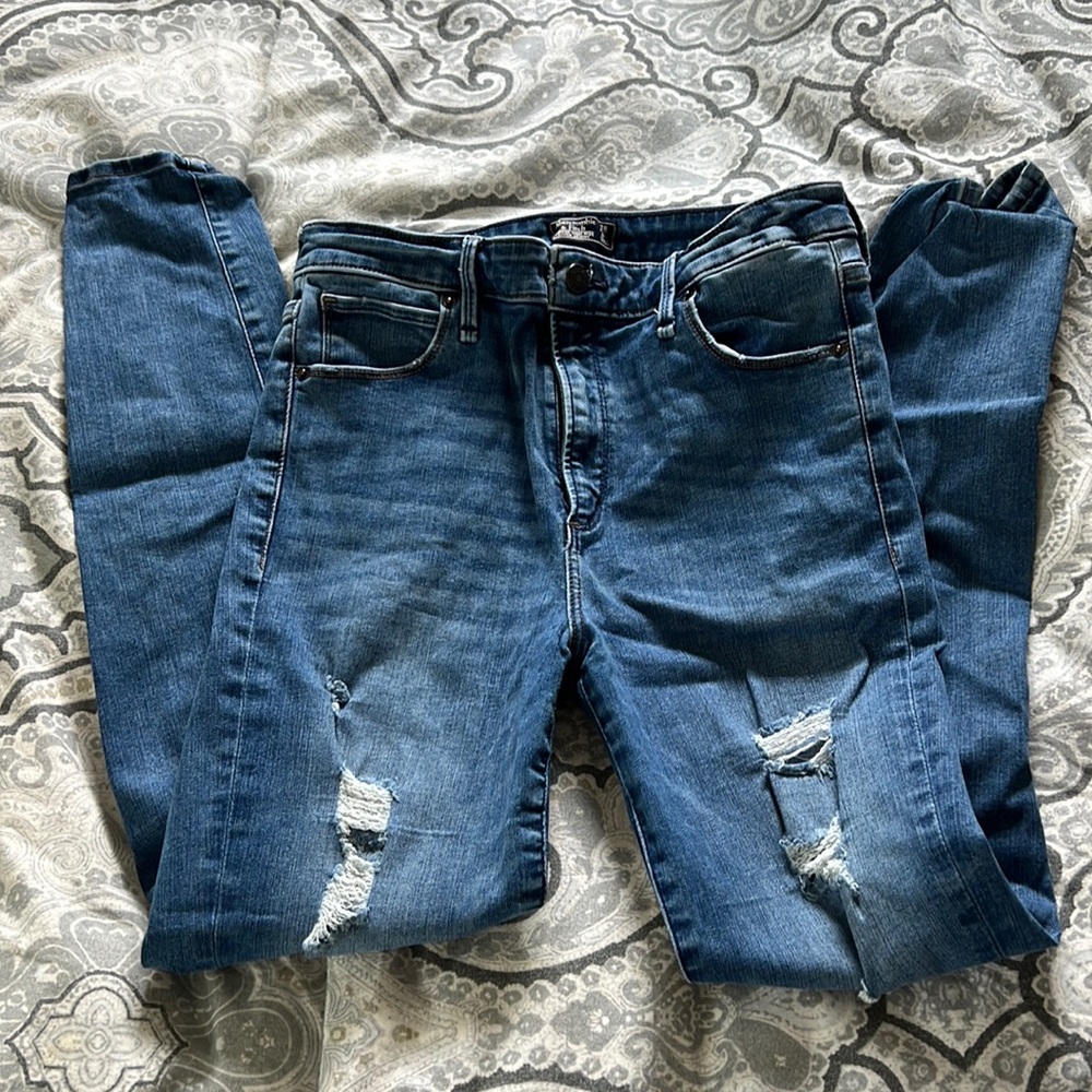 Abercrombie Simone High rise super skinny